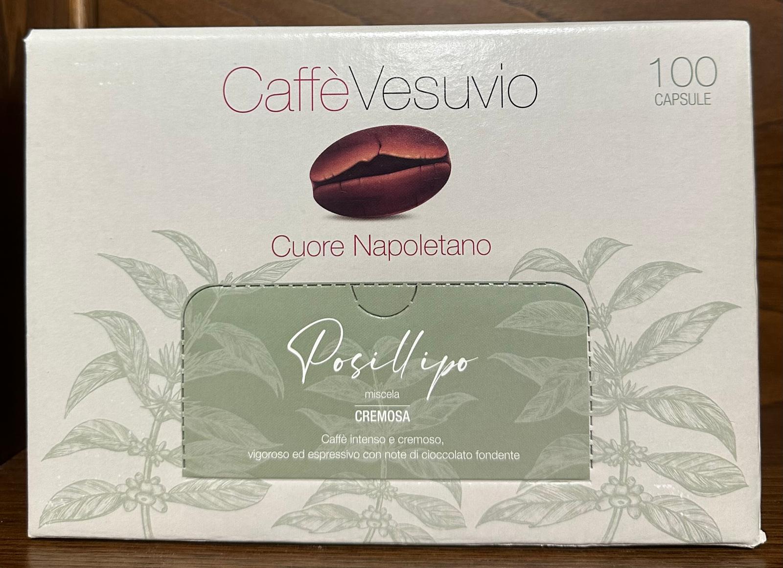 100x Vesuvio Coffee Capsules (Nespresso compatible)