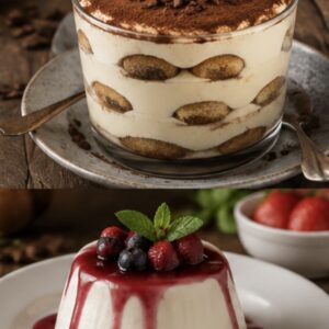 Tiramisu / Pana Cotta
